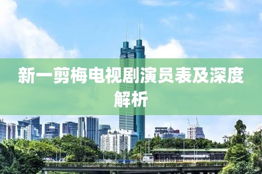 新一剪梅电视剧演员表及深度解析