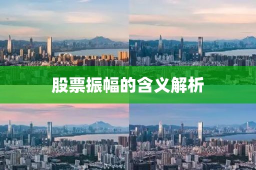 股票振幅的含义解析