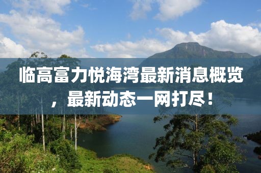 临高富力悦海湾最新消息概览，最新动态一网打尽！