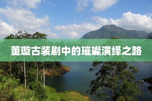 董璇古装剧中的璀璨演绎之路