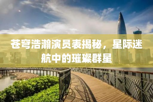 苍穹浩瀚演员表揭秘，星际迷航中的璀璨群星