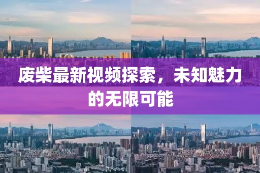 废柴最新视频探索，未知魅力的无限可能