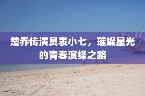 楚乔传演员表小七，璀璨星光的青春演绎之路