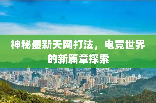 神秘最新天网打法，电竞世界的新篇章探索