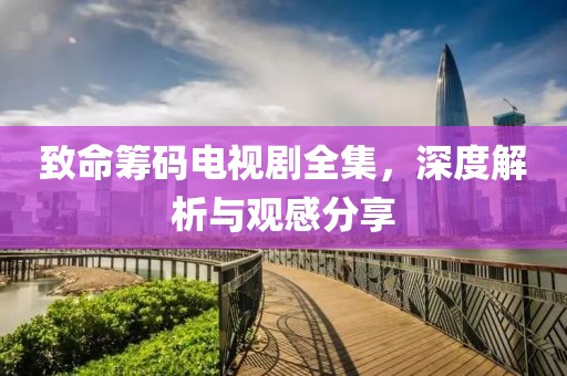 致命筹码电视剧全集，深度解析与观感分享
