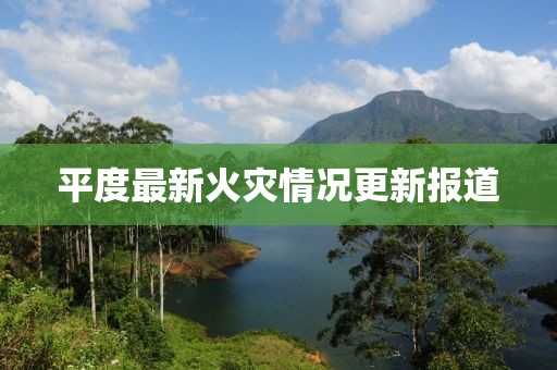 平度最新火灾情况更新报道