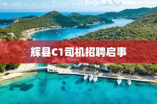 辉县C1司机招聘启事