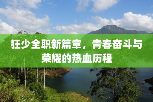 狂少全职新篇章，青春奋斗与荣耀的热血历程