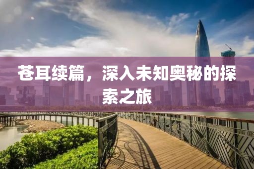 苍耳续篇，深入未知奥秘的探索之旅