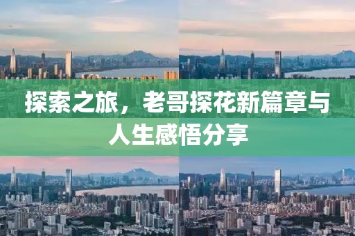 探索之旅，老哥探花新篇章与人生感悟分享