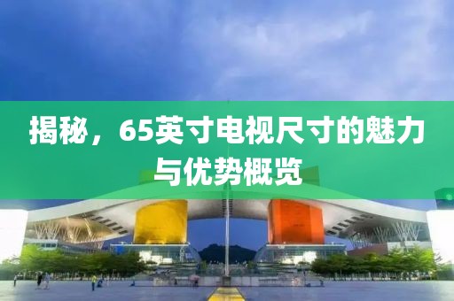 揭秘，65英寸电视尺寸的魅力与优势概览