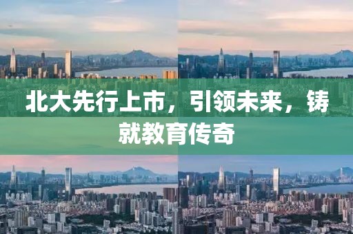 北大先行上市，引领未来，铸就教育传奇