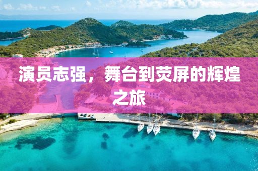 演员志强，舞台到荧屏的辉煌之旅