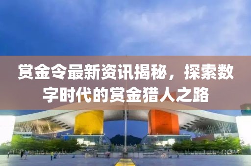 赏金令最新资讯揭秘，探索数字时代的赏金猎人之路