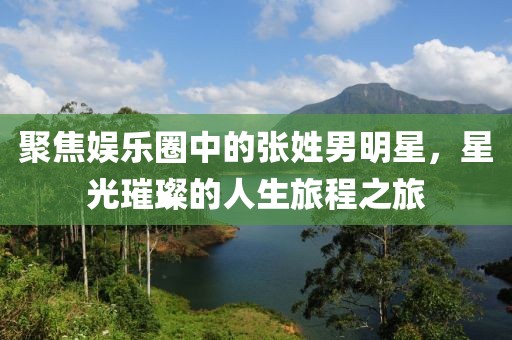 聚焦娱乐圈中的张姓男明星，星光璀璨的人生旅程之旅