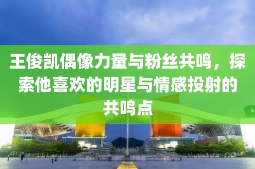 王俊凯偶像力量与粉丝共鸣，探索他喜欢的明星与情感投射的共鸣点