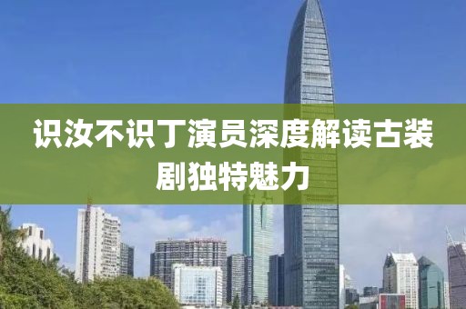 识汝不识丁演员深度解读古装剧独特魅力