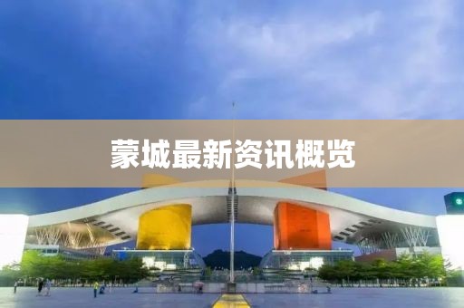 蒙城最新资讯概览