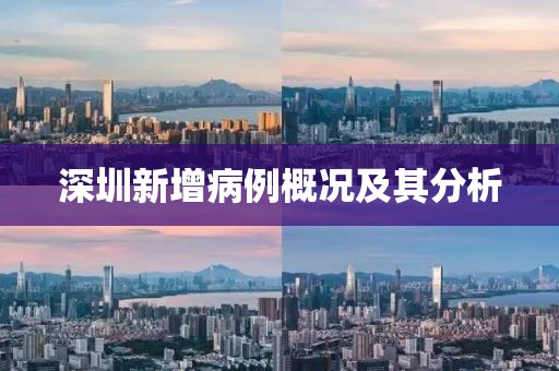 深圳新增病例概况及其分析
