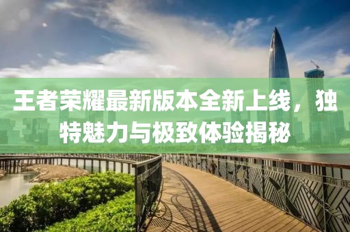 王者荣耀最新版本全新上线，独特魅力与极致体验揭秘