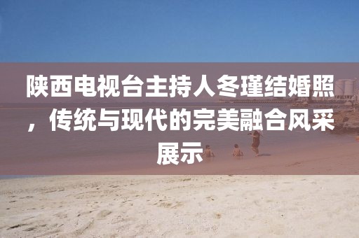 陕西电视台主持人冬瑾结婚照，传统与现代的完美融合风采展示