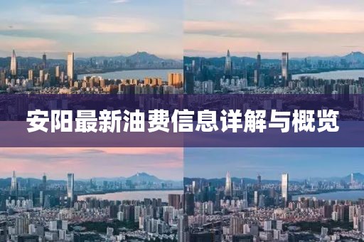 安阳最新油费信息详解与概览