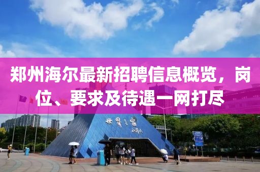 郑州海尔最新招聘信息概览，岗位、要求及待遇一网打尽