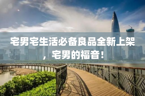 宅男宅生活必备良品全新上架，宅男的福音！