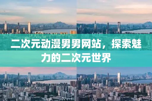 二次元动漫男男网站，探索魅力的二次元世界