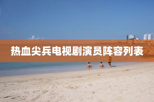 热血尖兵电视剧演员阵容列表