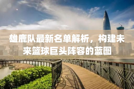 雄鹿队最新名单解析，构建未来篮球巨头阵容的蓝图
