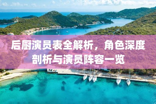 后厨演员表全解析，角色深度剖析与演员阵容一览