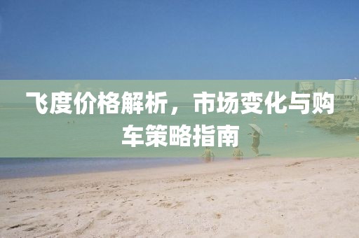 飞度价格解析，市场变化与购车策略指南