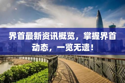 界首最新资讯概览，掌握界首动态，一览无遗！
