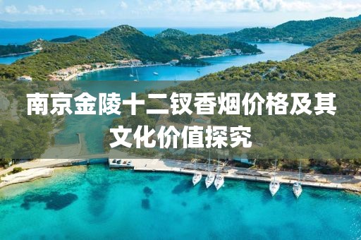 南京金陵十二钗香烟价格及其文化价值探究