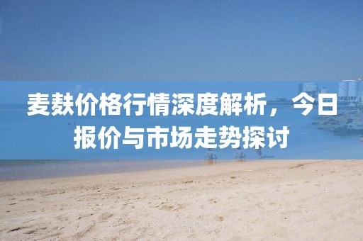 麦麸价格行情深度解析，今日报价与市场走势探讨