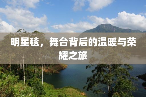 明星毯，舞台背后的温暖与荣耀之旅