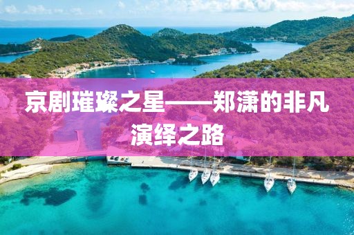 京剧璀璨之星——郑潇的非凡演绎之路