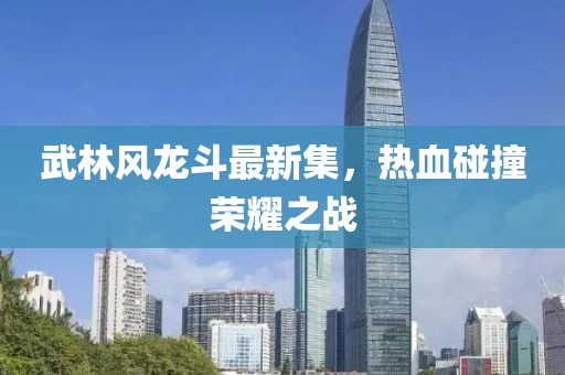 武林风龙斗最新集，热血碰撞荣耀之战