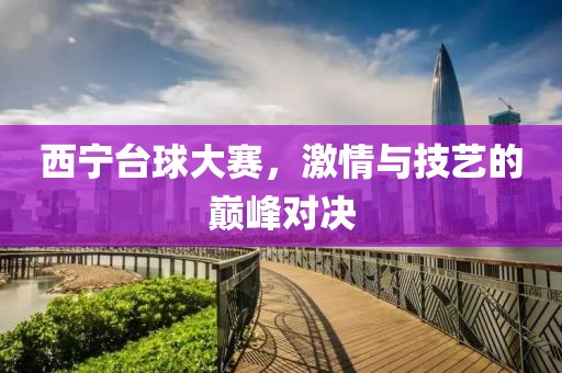 西宁台球大赛，激情与技艺的巅峰对决