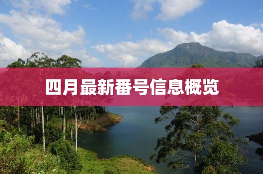 四月最新番号信息概览