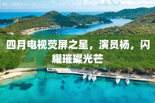 四月电视荧屏之星，演员杨，闪耀璀璨光芒