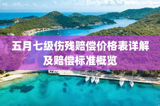 五月七级伤残赔偿价格表详解及赔偿标准概览