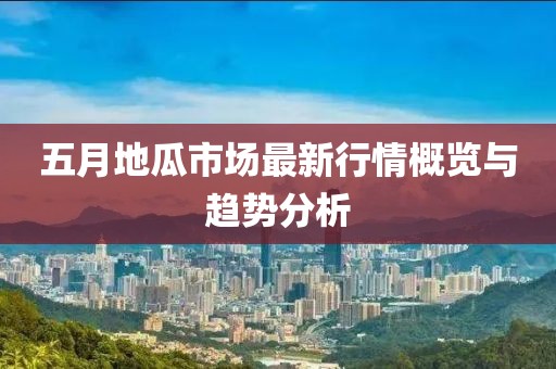 五月地瓜市场最新行情概览与趋势分析