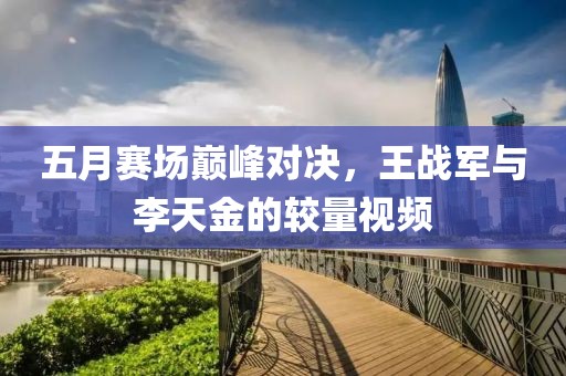 五月赛场巅峰对决，王战军与李天金的较量视频