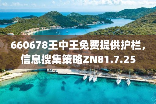 660678王中王免费提供护栏，信息搜集策略ZN81.7.25