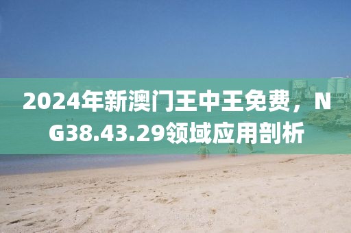 2024年新澳门王中王免费，NG38.43.29领域应用剖析