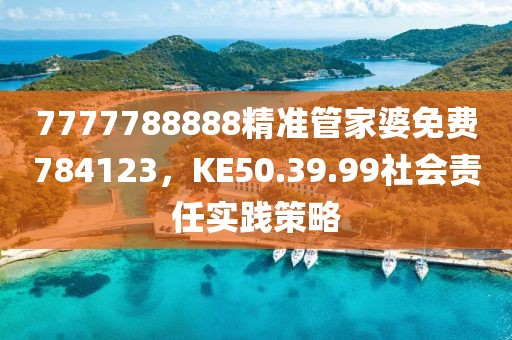 7777788888精准管家婆免费784123，KE50.39.99社会责任实践策略