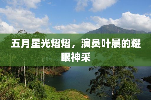 五月星光熠熠，演员叶晨的耀眼神采