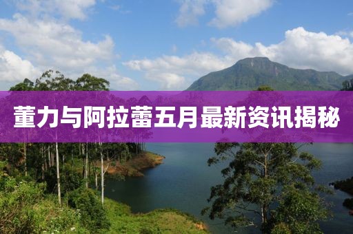 董力与阿拉蕾五月最新资讯揭秘